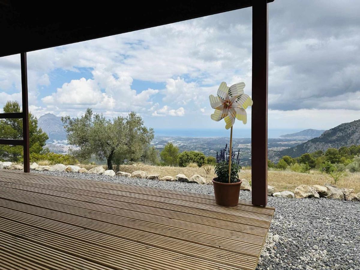Villa Casita de Madera Benimantell Exterior foto